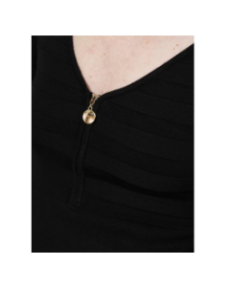 Robe pull menza noir femme - Morgan