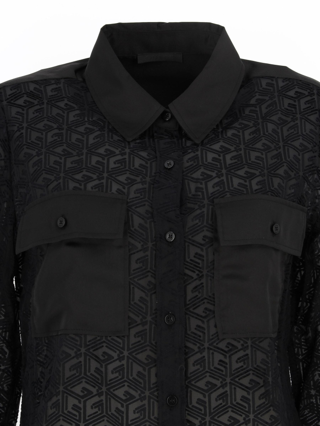 Chemisier coline noir femme - Guess