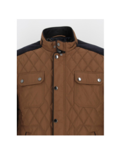 Blouson matelassé maceo marron homme - Izac