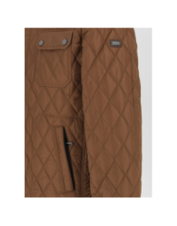 Blouson matelassé maceo marron homme - Izac