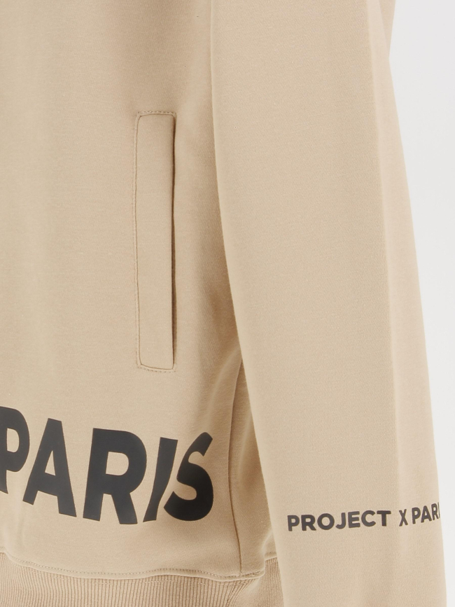 Sweat à capuche beige homme - Project X Paris