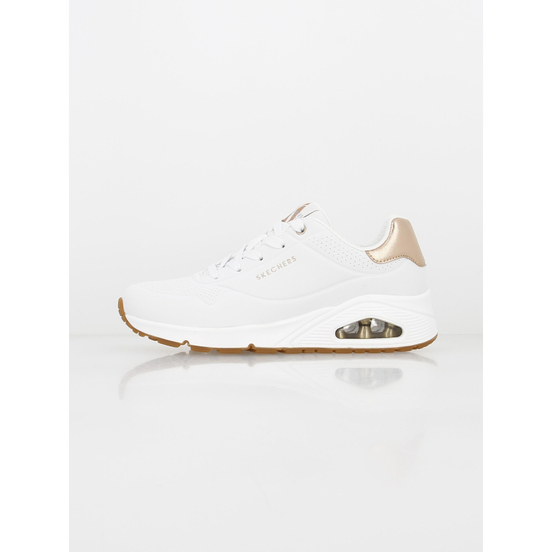 Baskets uno golden air blanc femme - Skechers