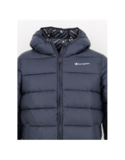 Doudoune à capuche uni bleu marine enfant - Champion
