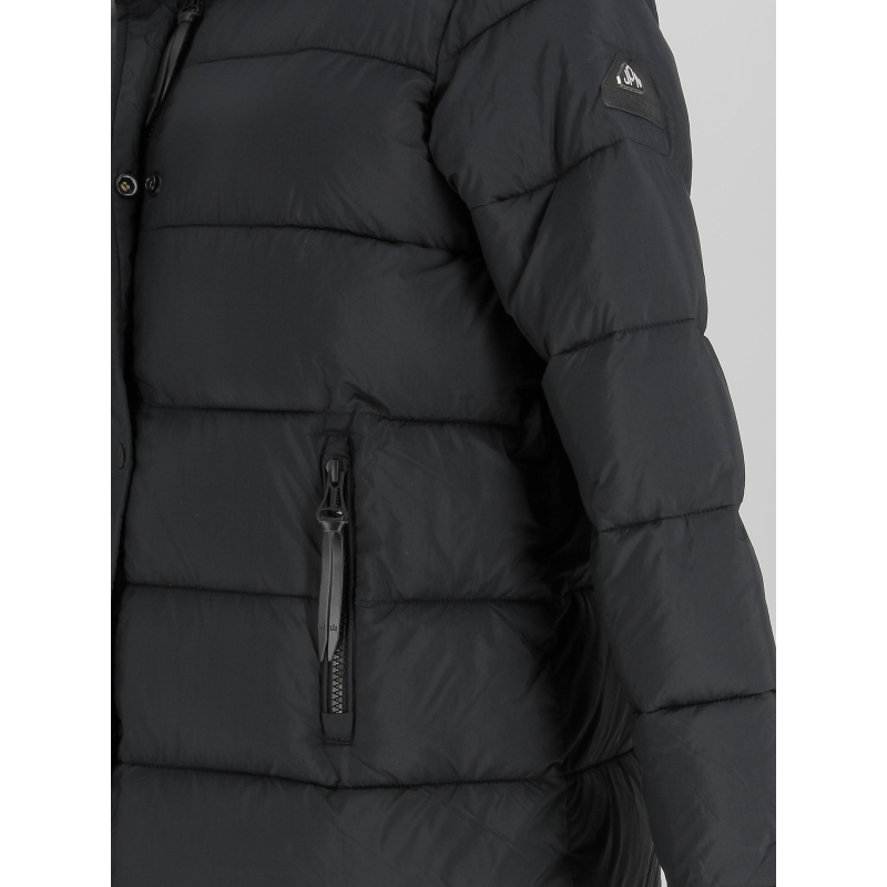 Doudoune vintage hooded noir femme - Superdry | wimod