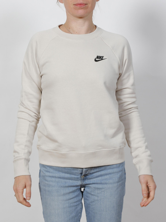 Sweat sportswear essential beige femme - Nike