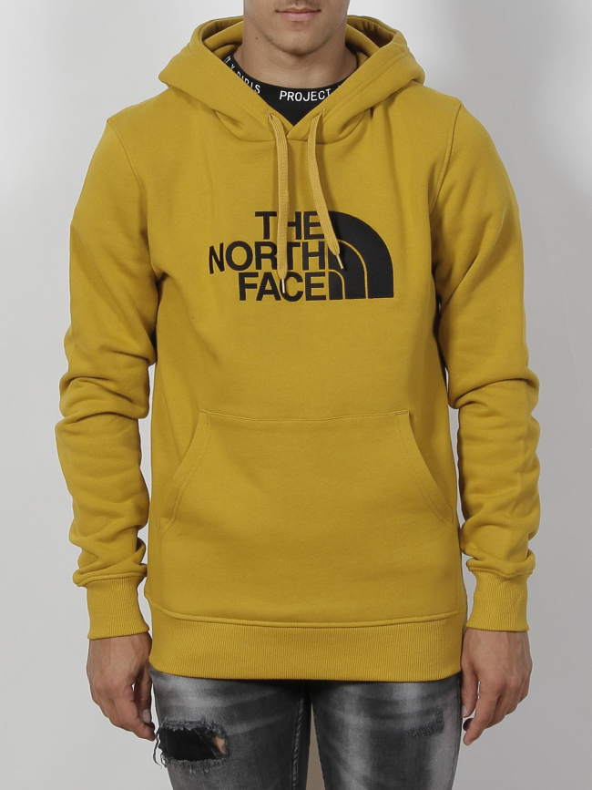 Sweat à capuche drew peak jaune homme - The North Face