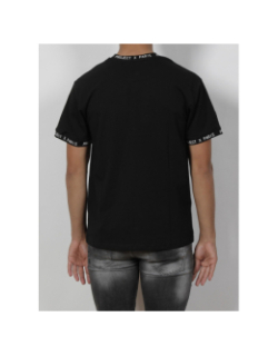 T-shirt col imprimé noir homme - Project X Paris