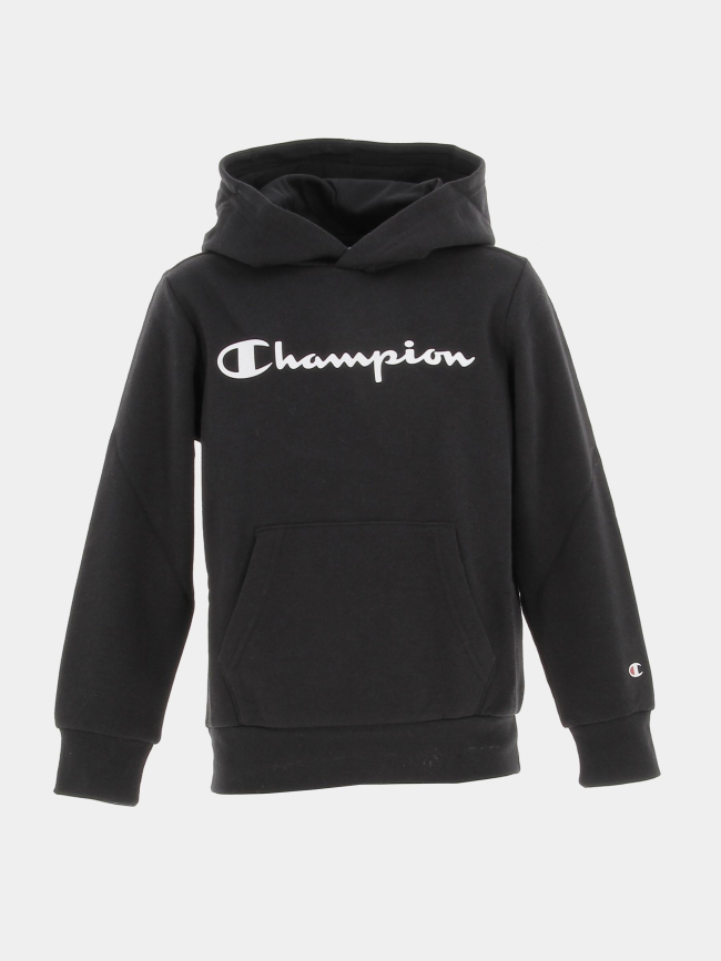 Sweat à capuche hooded noir enfant - Champion