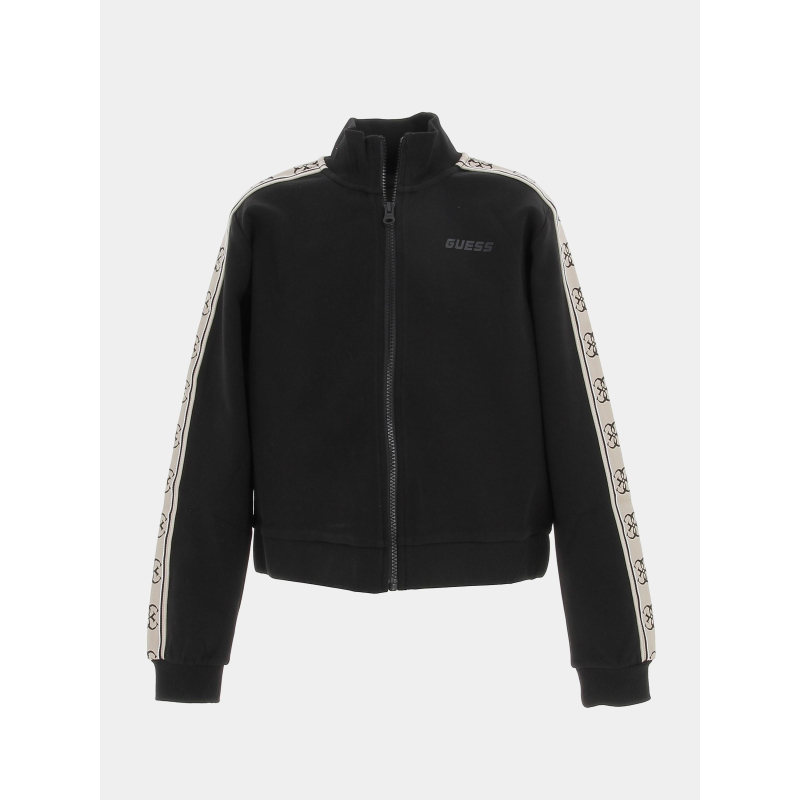 Sweat zippé active noir fille - Guess