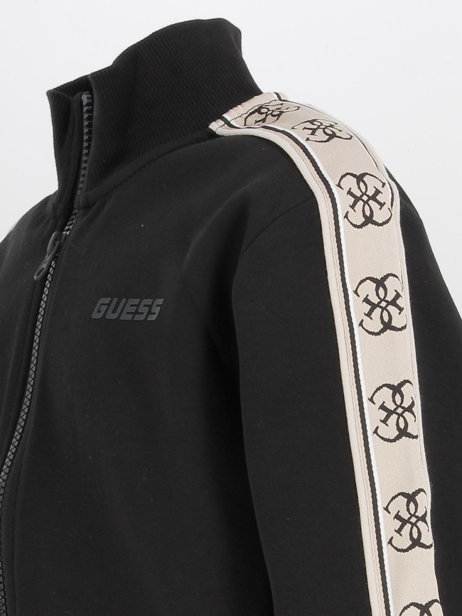 Sweat zippé active noir fille - Guess