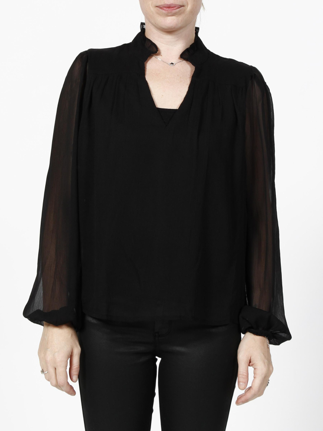 Blouse kaya fall noir femme - Vero Moda