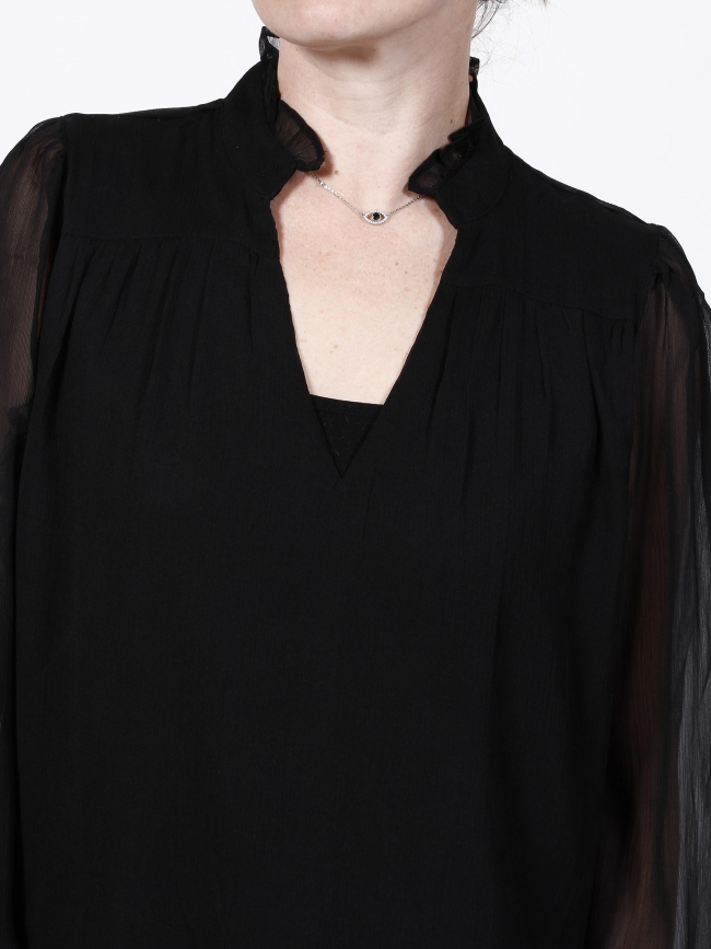 Blouse kaya fall noir femme - Vero Moda