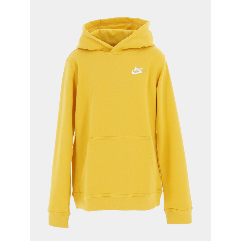 Sweat à capuche club jaune garçon - Nike