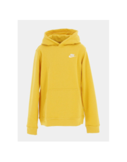 Sweat à capuche club jaune garçon - Nike