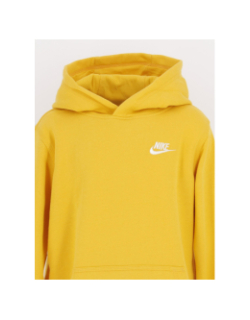Sweat à capuche club jaune garçon - Nike