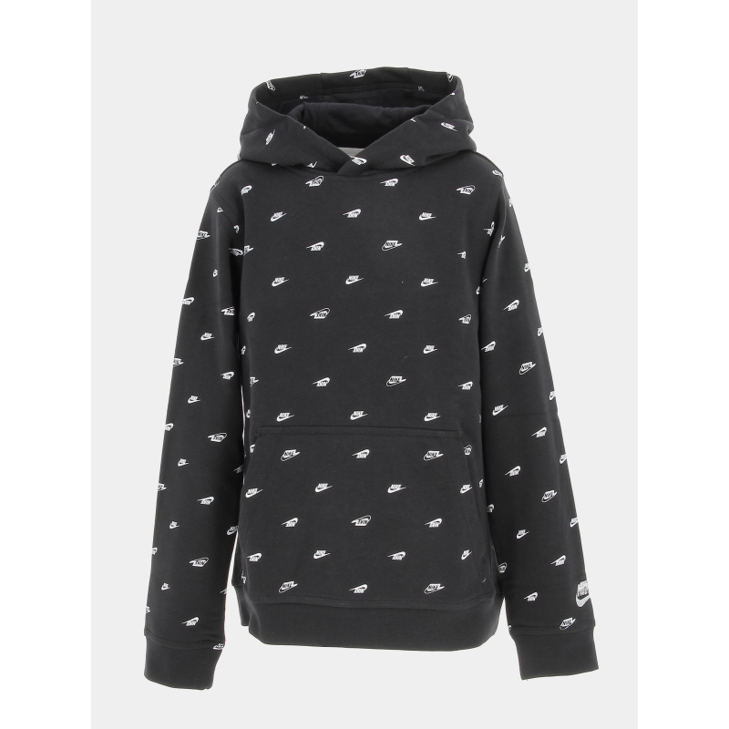 Sweat à capuche club noir garçon - Nike