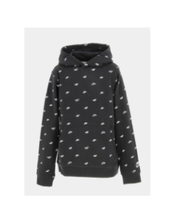 Sweat à capuche club noir garçon - Nike