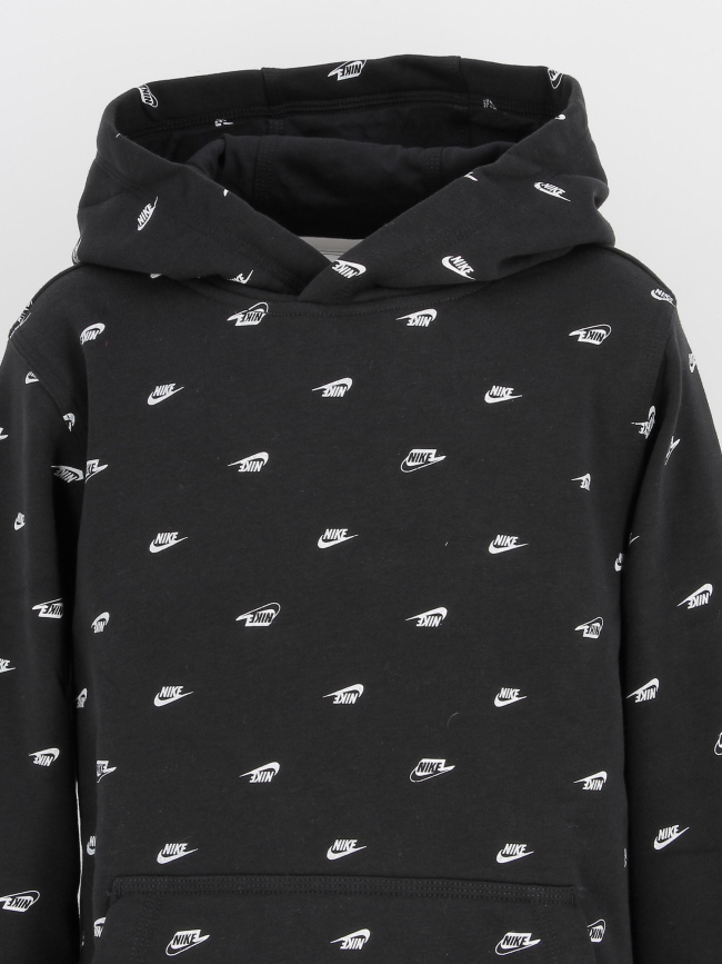 Sweat à capuche club noir garçon - Nike
