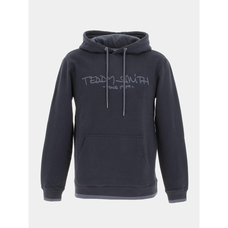 Sweat à capuche siclass bleu marine homme - Teddy Smith