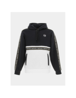 Sweat à capuche meridiano noir homme - Sergio Tacchini
