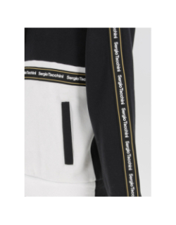 Sweat à capuche meridiano noir homme - Sergio Tacchini