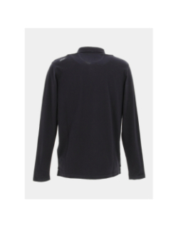 Polo manches longues essentiel bleu homme - Oxbow