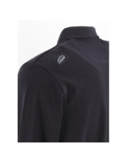 Polo manches longues essentiel bleu homme - Oxbow