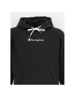 Sweat à capuche hooded logo noir homme - Champion