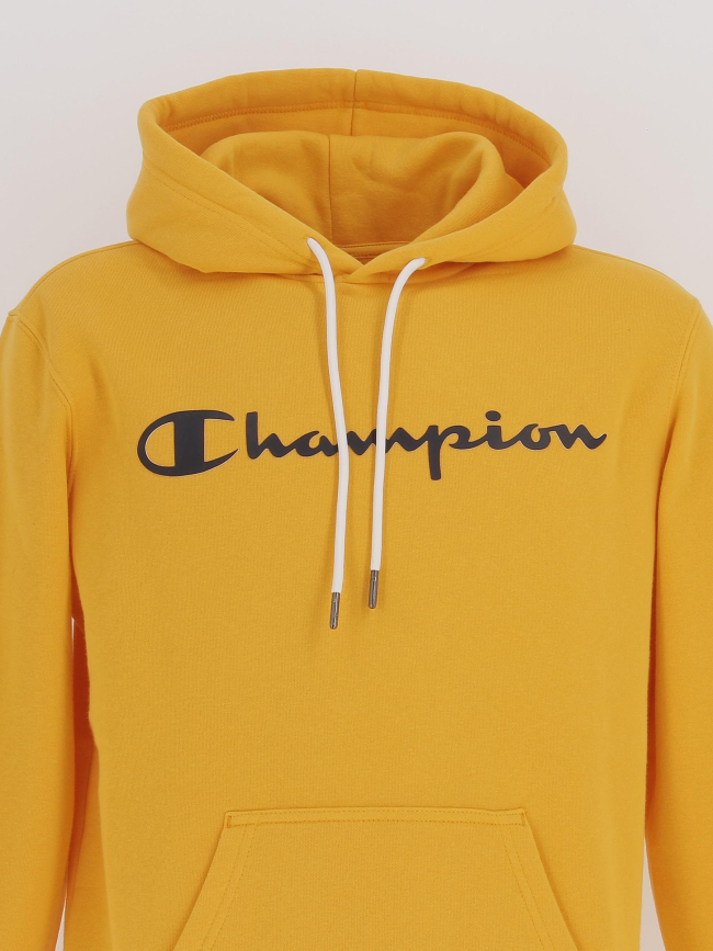 Sweat à capuche hooded jaune homme - Champion