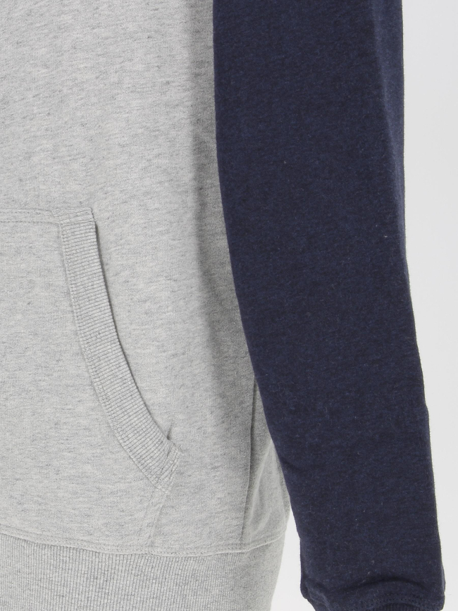 Sweat à capuche zippé baseball gris homme - Superdry