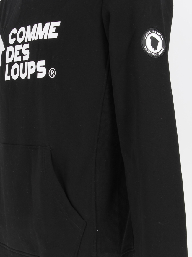 Sweat à capuche rio noir - Comme Des Loups