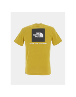 T-shirt redbox jaune moutarde homme - The North Face