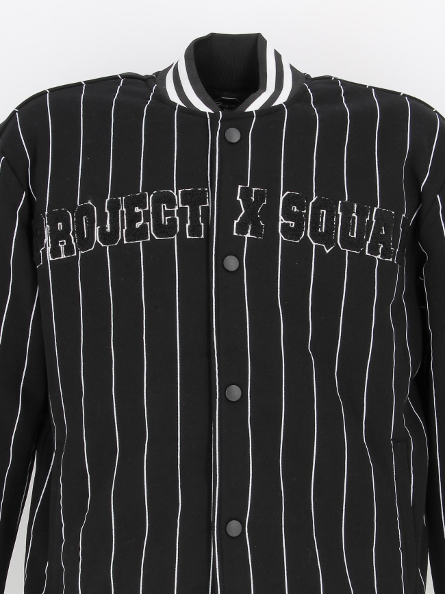 Veste teddy squad noir homme - Project X Paris