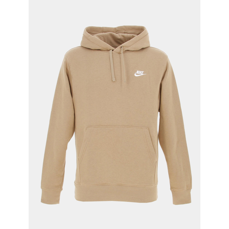 hoodie nike beige homme