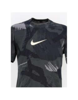 T-shirt de sport camouflage noir homme - Nike