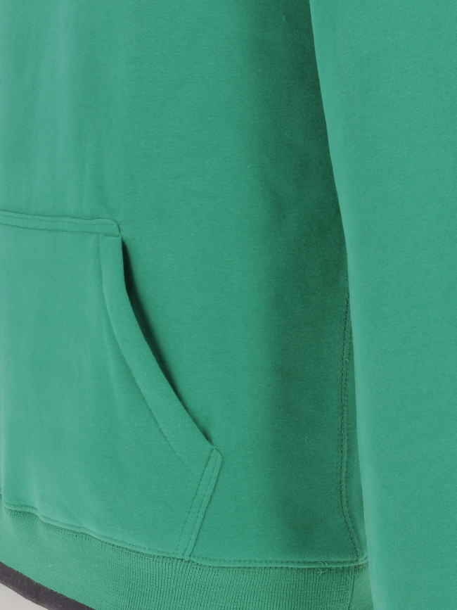 Sweat à capuche siclass vert enfant - Teddy Smith