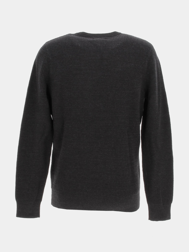 Pull vintage textured crew noir homme - Superdry