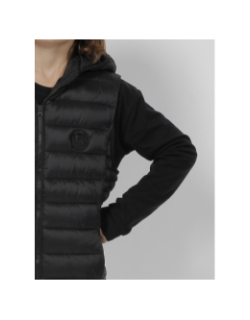 Doudoune sans manches terry noir fille - Teddy Smith