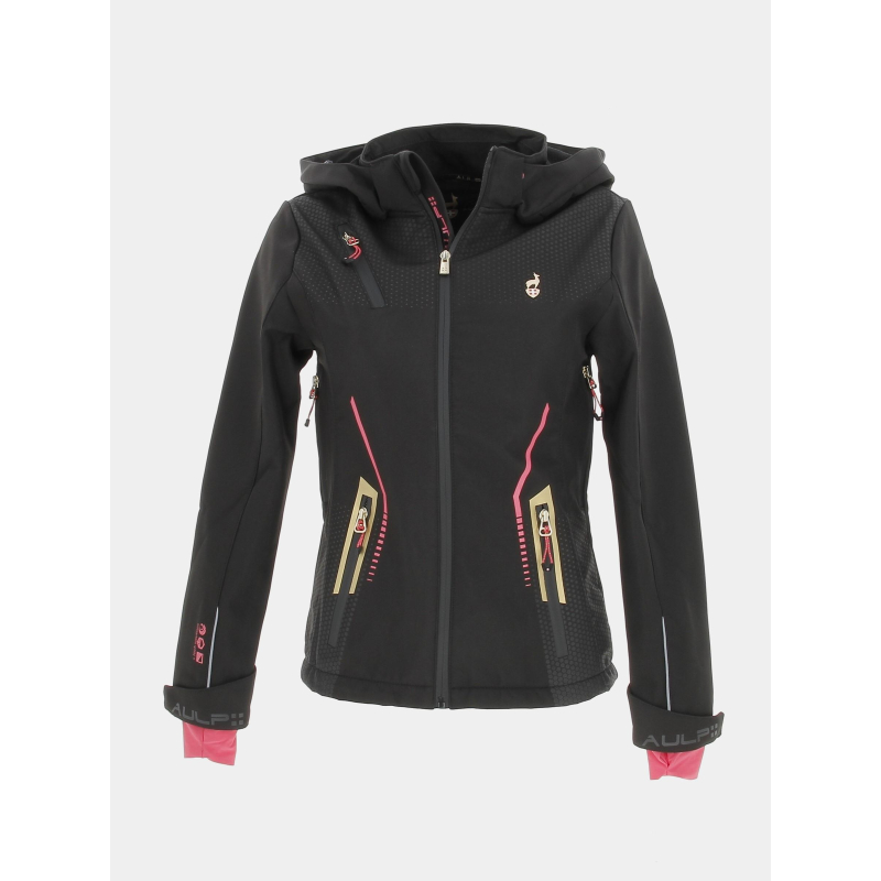 Veste softshell eperi noir femme - Aulp