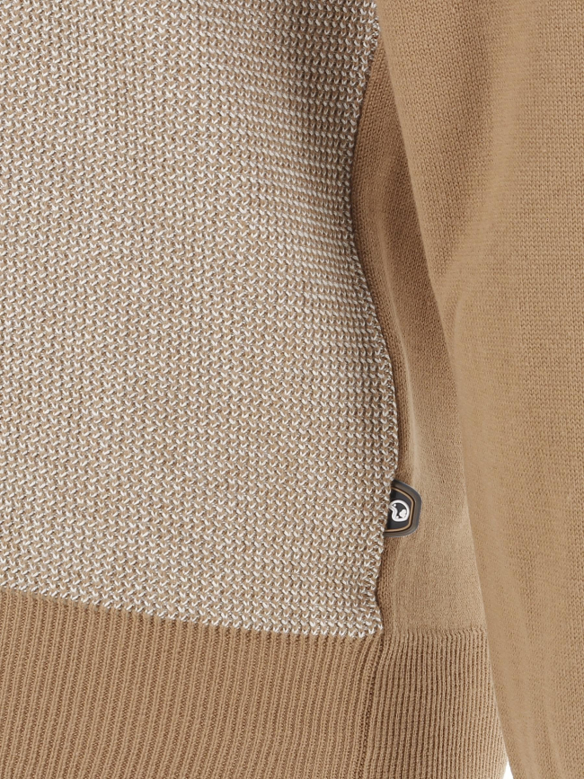 Pull fraction marron homme - Benson & Cherry