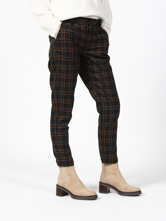 Chino slim cropped bleu marine femme - Salsa