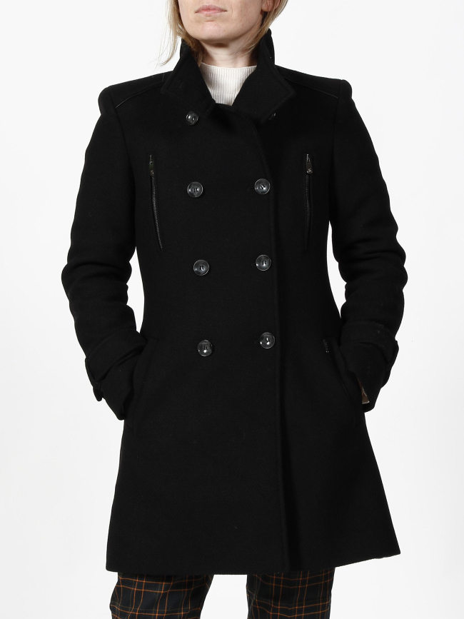 Manteau lisboa noir femme - Salsa