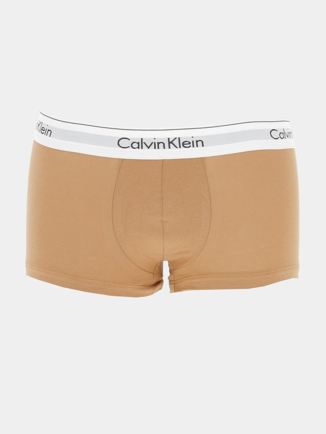 Pack 3 boxers taille basse noir/marron homme - Calvin Klein