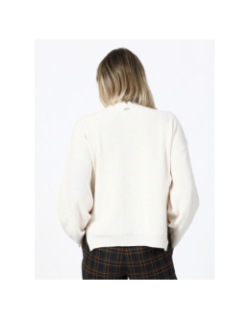 Pull col montant iso blanc femme - Armani Exchange