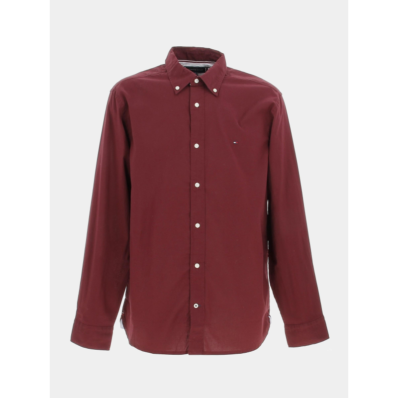 Chemise natural soft bordeaux homme - Tommy Hilfiger