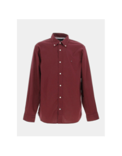 Chemise natural soft bordeaux homme - Tommy Hilfiger