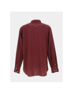 Chemise natural soft bordeaux homme - Tommy Hilfiger