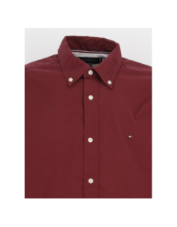 Chemise natural soft bordeaux homme - Tommy Hilfiger