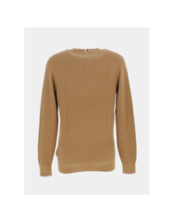 Pull exaggerated structure marron homme - Tommy Hilfiger