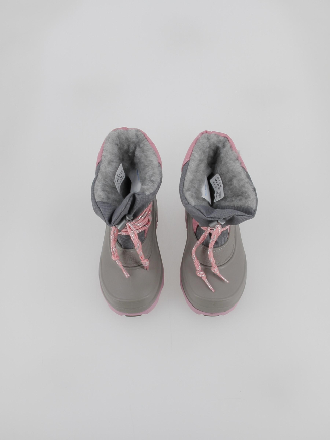 Bottes de neige waneta gris/rose enfant - Kimberfeel